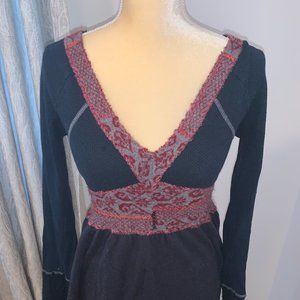 Free People Cut-out sweater L